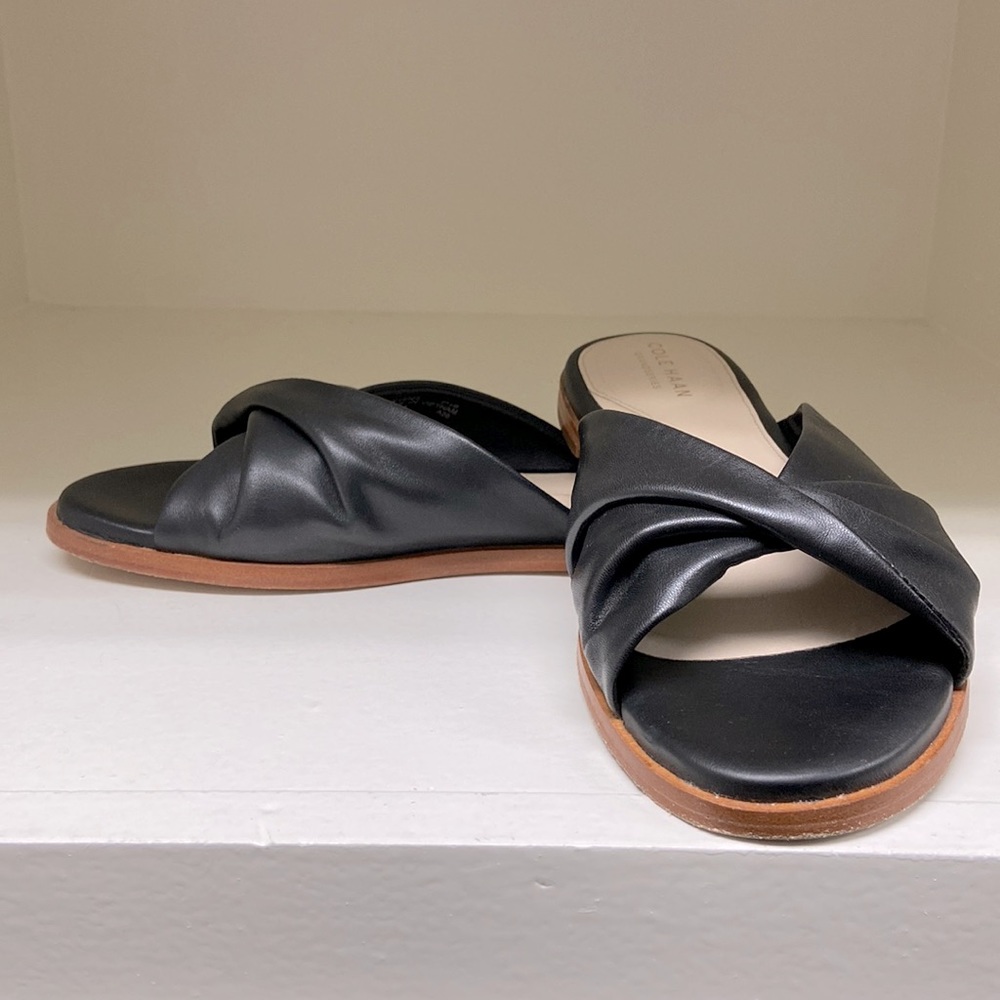 Cole Haan leather slides